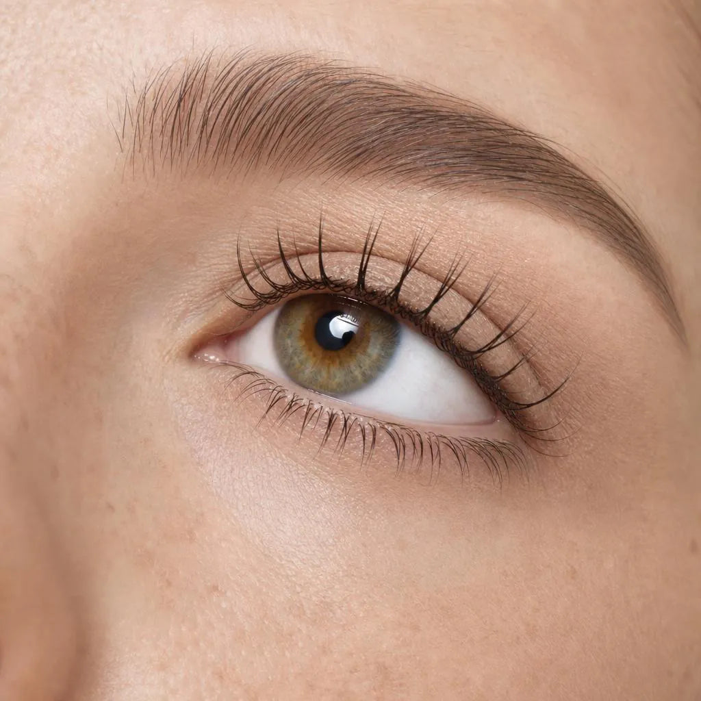 Illustration of the Natural lash cluster style