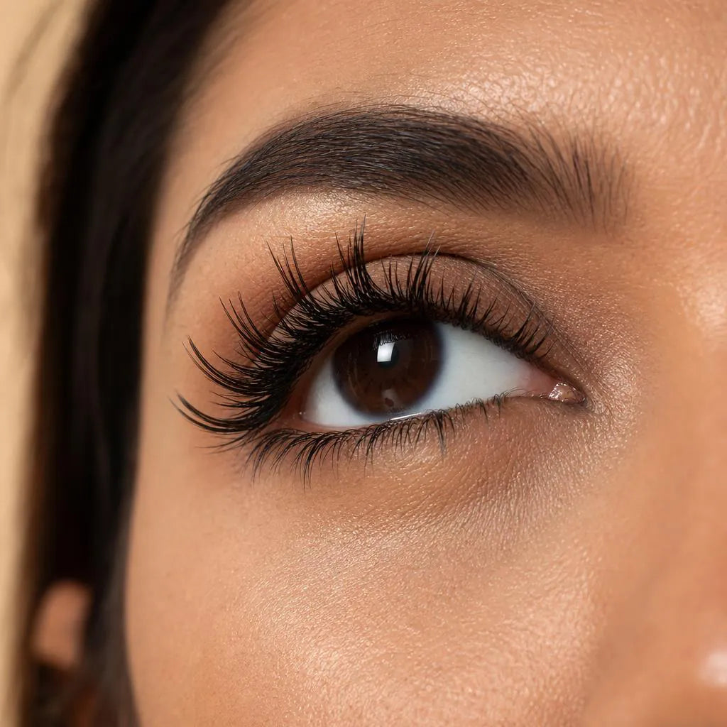 Illustration of the Wispy lash cluster style